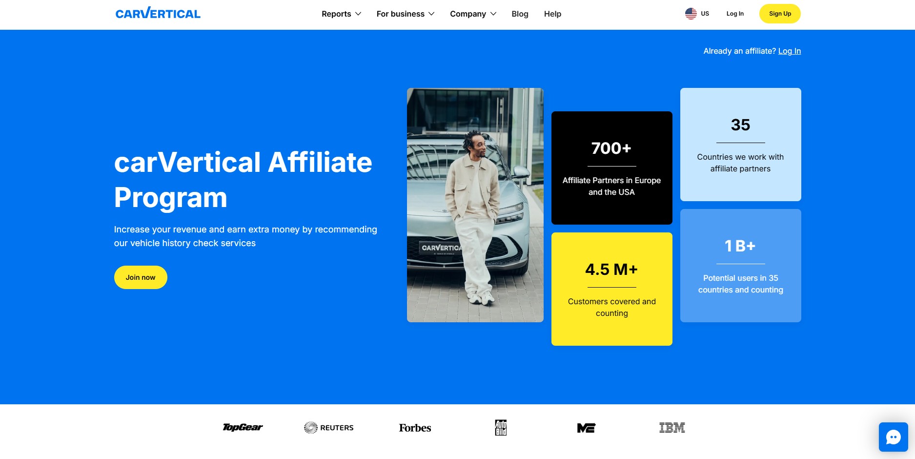 carVertical Partnerprogramm
