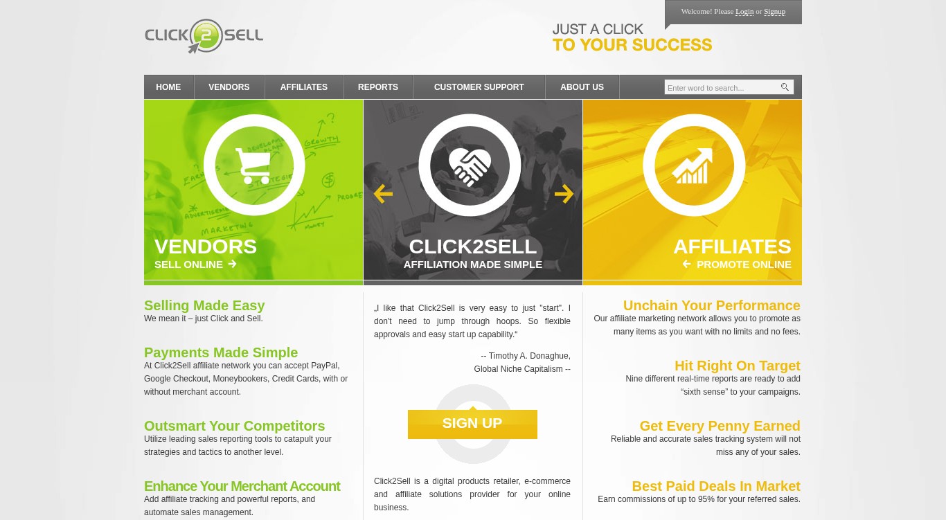 Click2Sell Affiliate-Programm