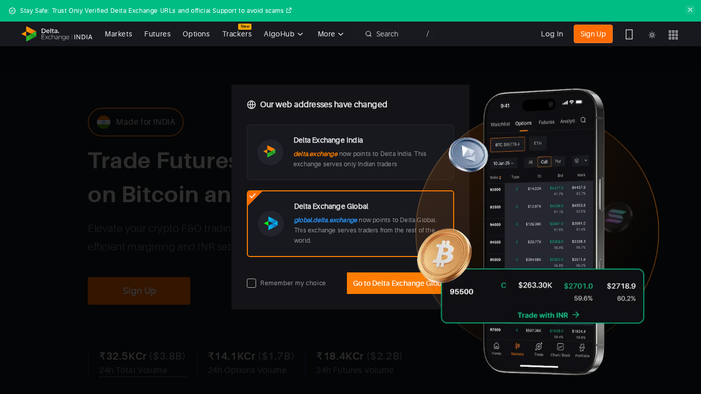 Delta Exchange Partnerprogramm