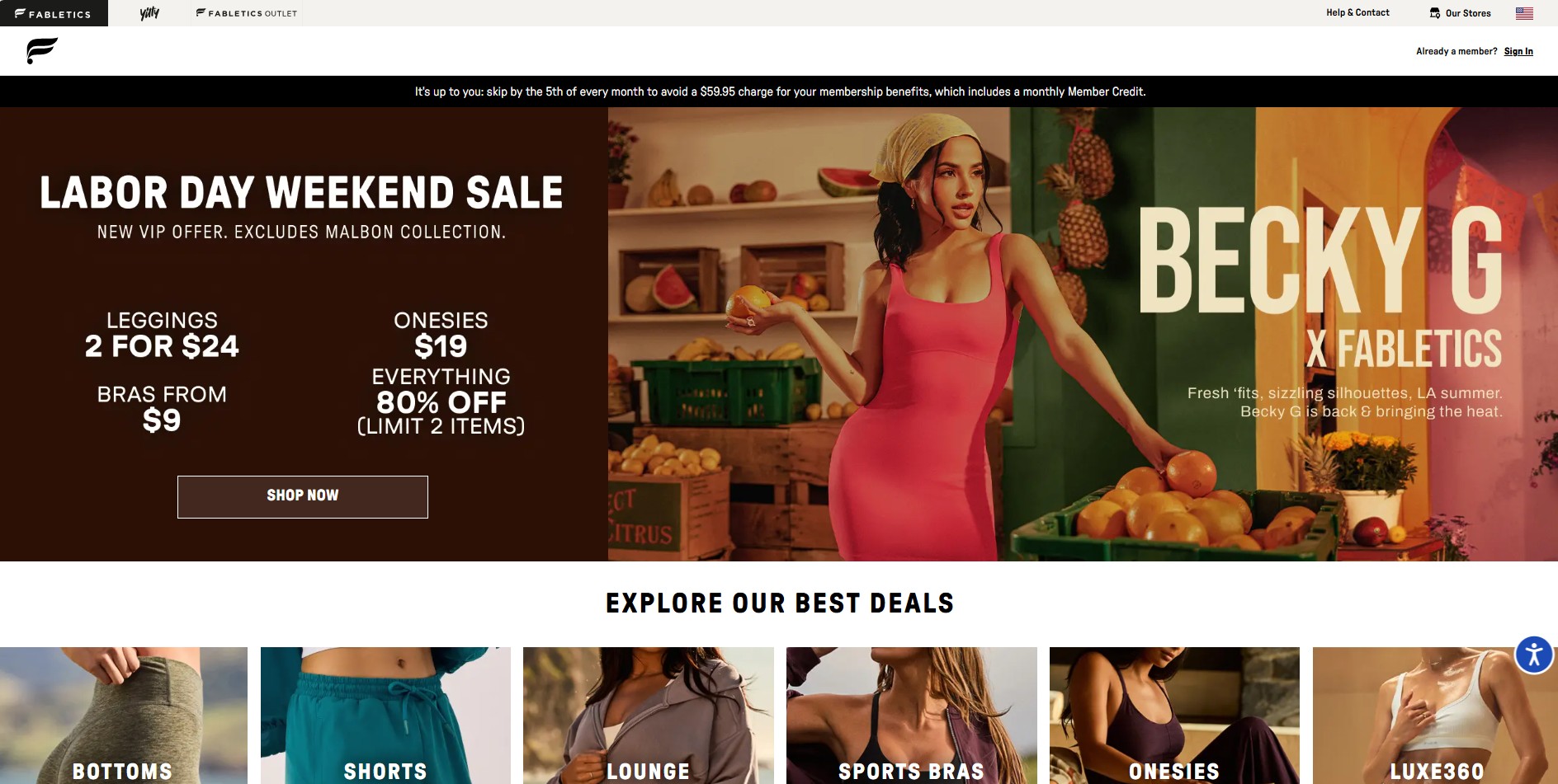 Fabletics Affiliate-Programm