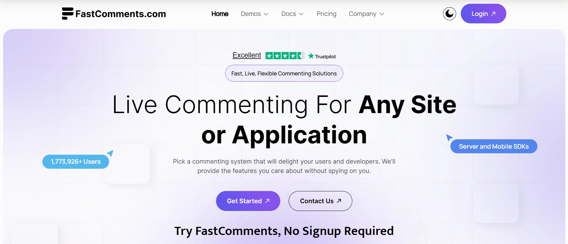 FastComments Partnerprogramm