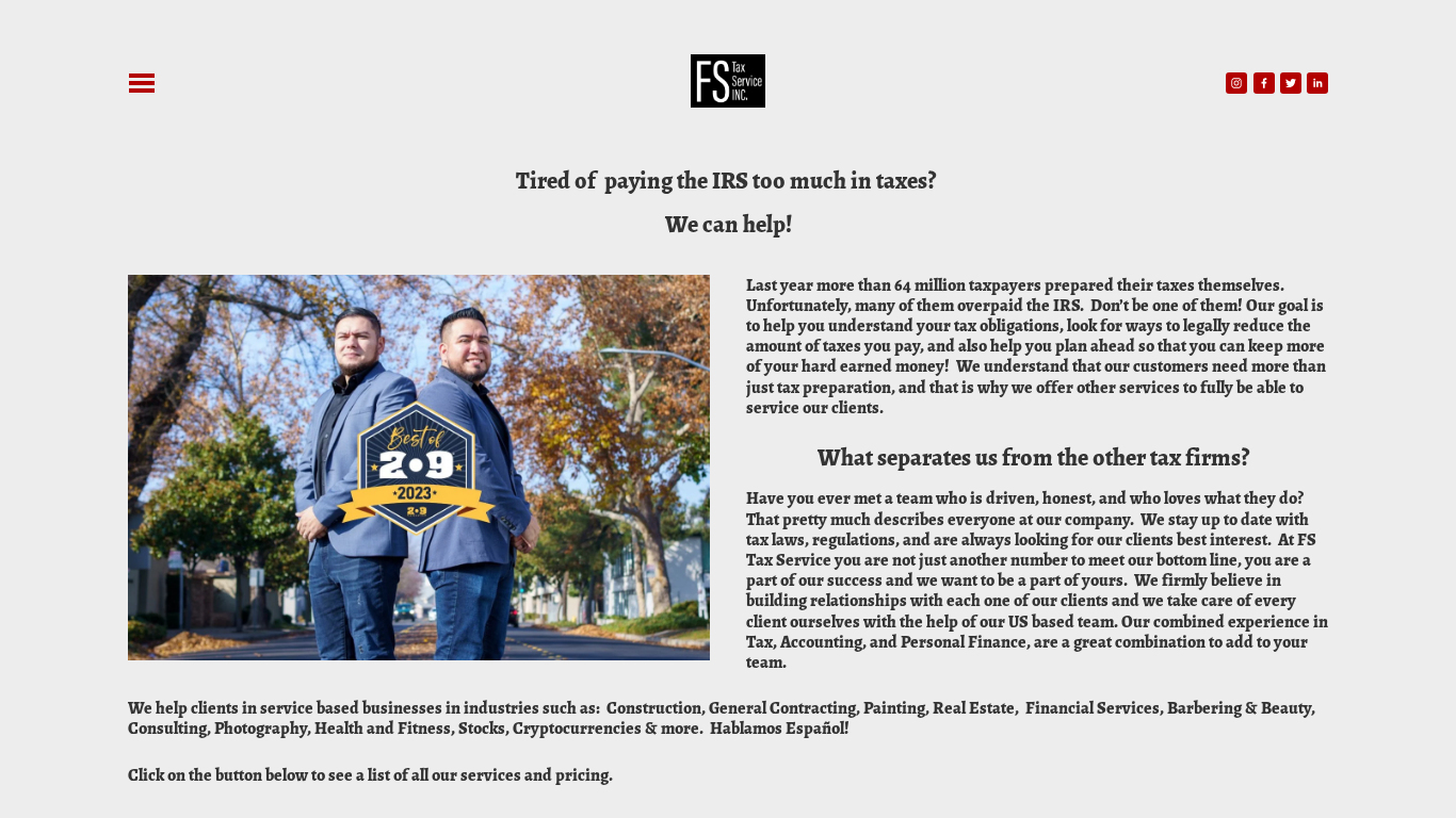 F&S Tax Service Partnerprogramm