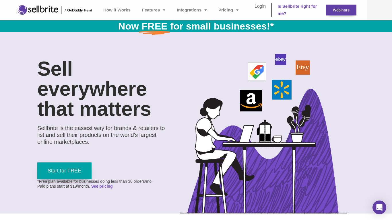 GoDaddy DBA Sellbrite Partnerprogramm