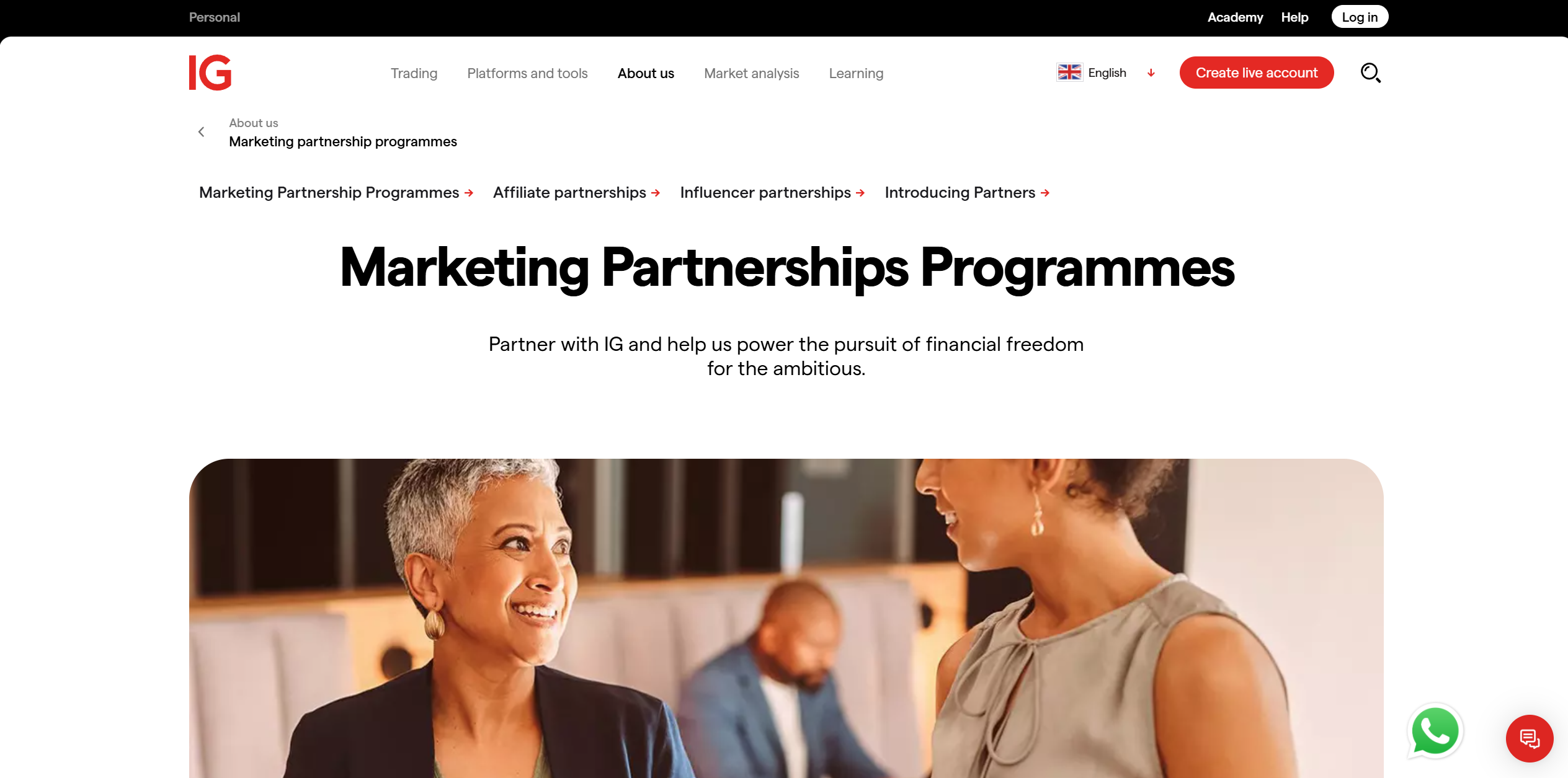 IG Marketing Affiliate-Programm