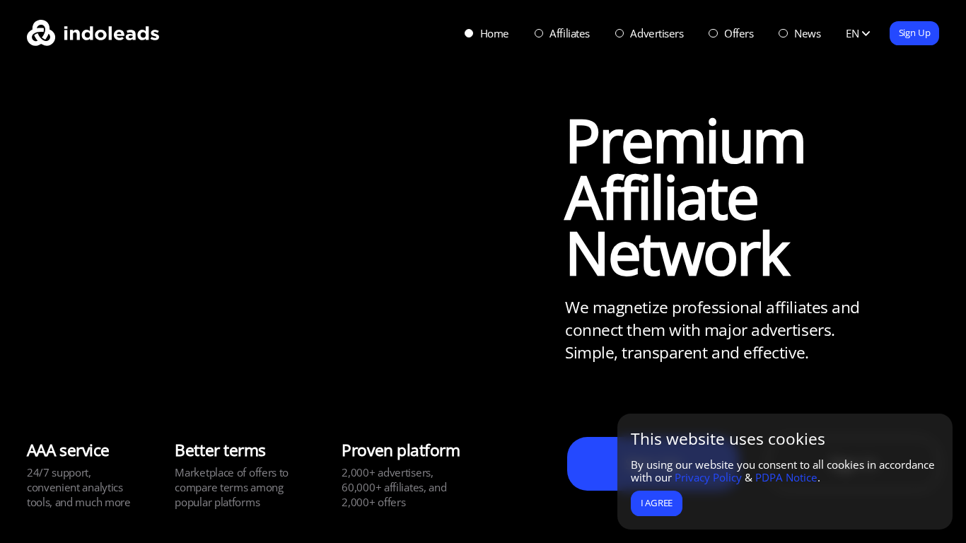 Indoleads Affiliate-Programm