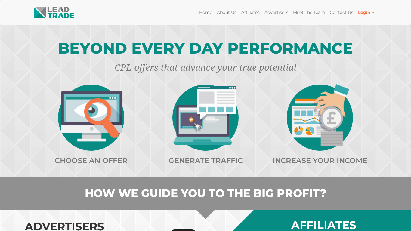 Lead Trade Affiliate-Programm