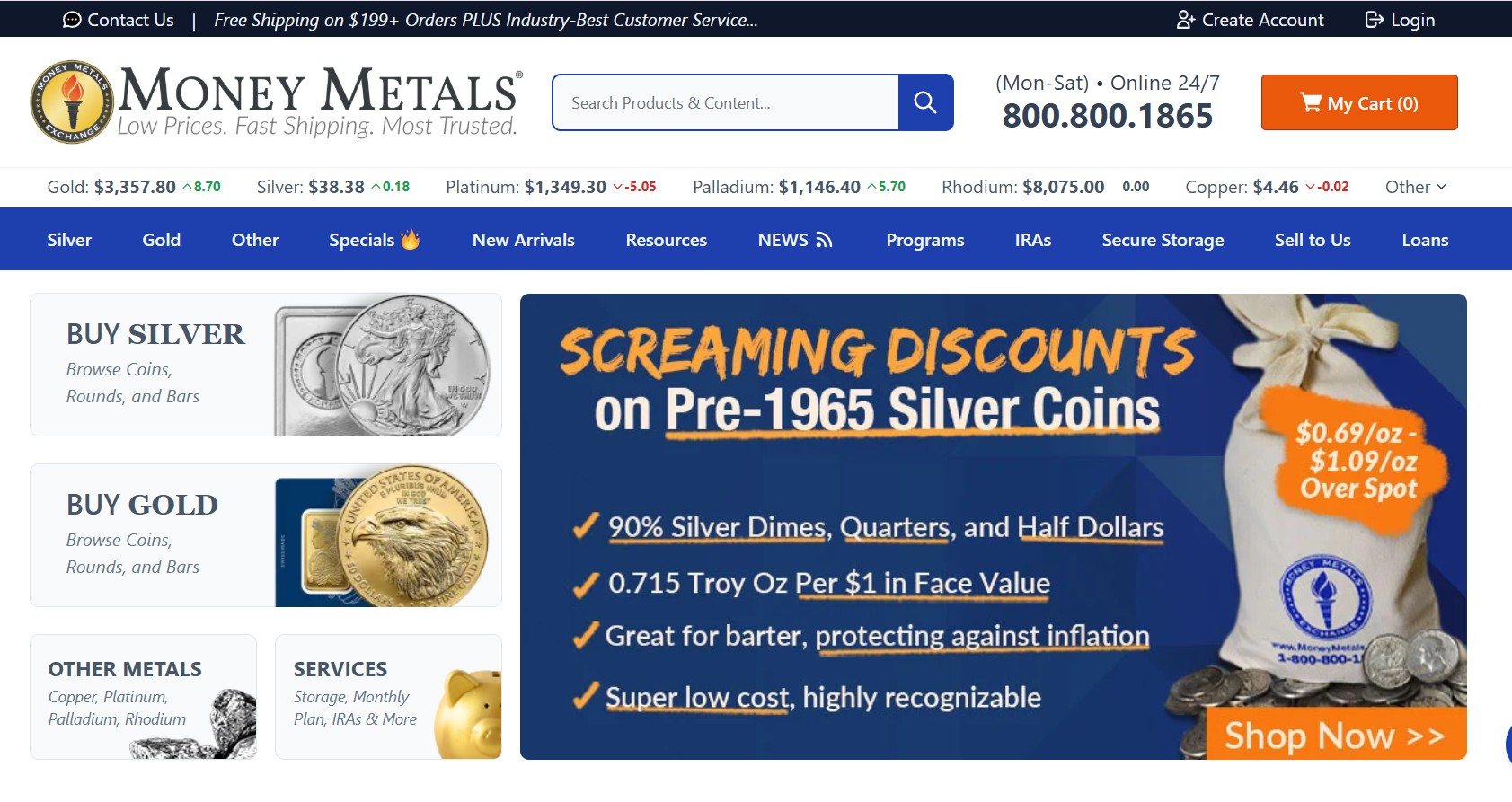 Money Metals Exchange Partnerprogramm