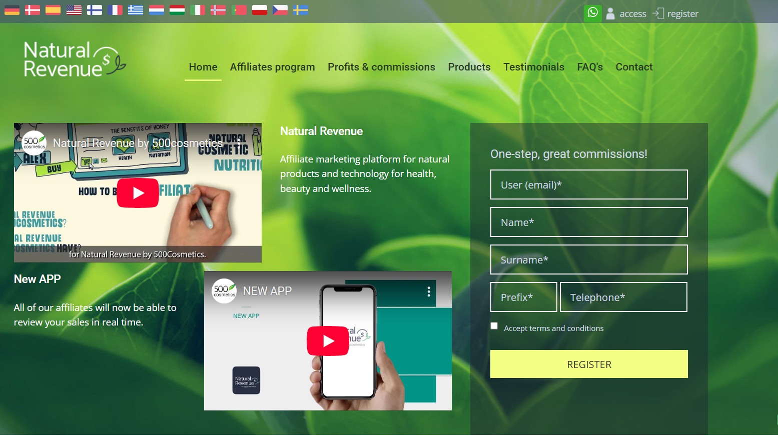 Natural Revenue Partnerprogramm