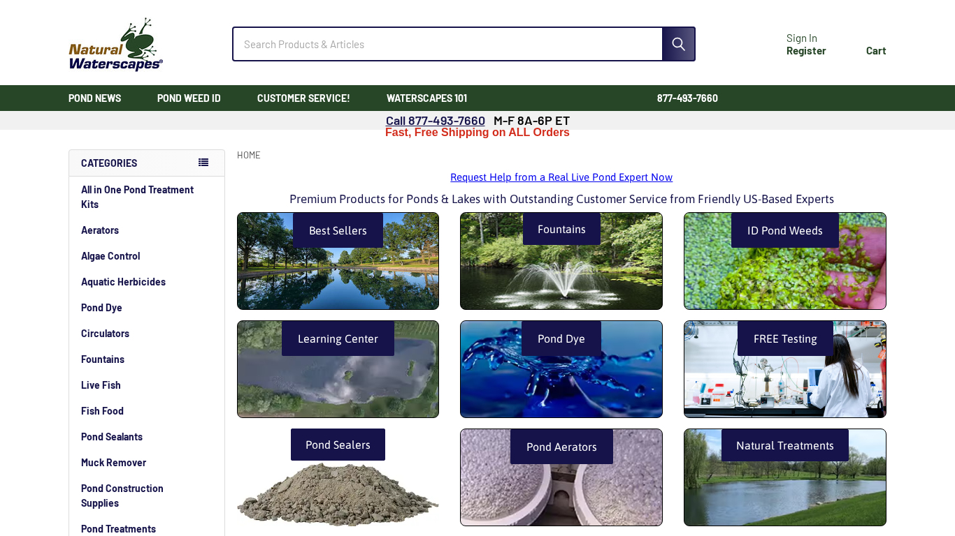Natural Waterscapes Partnerprogramm