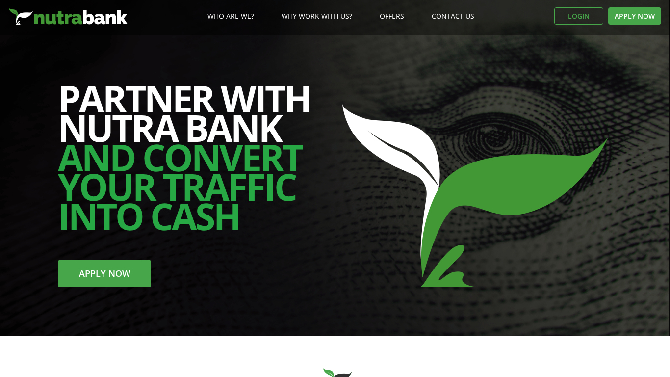 Nutra Bank Affiliate-Programm
