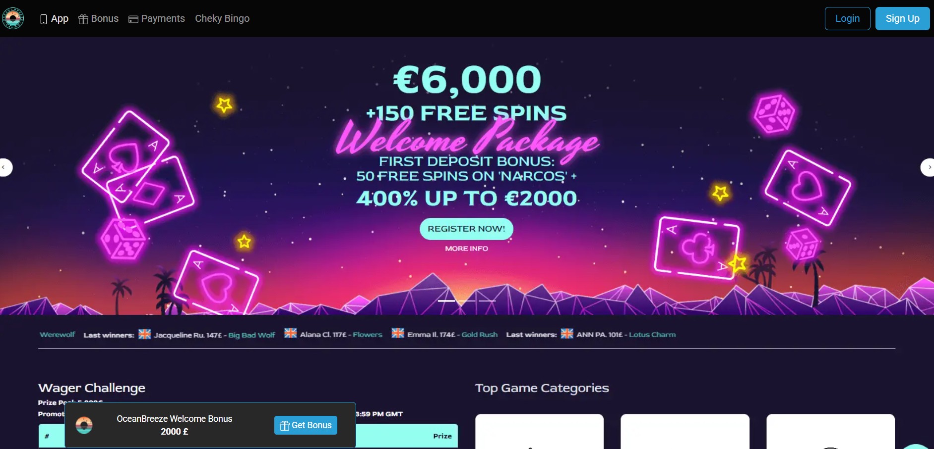 OceanBreeze Casino Partnerprogramm