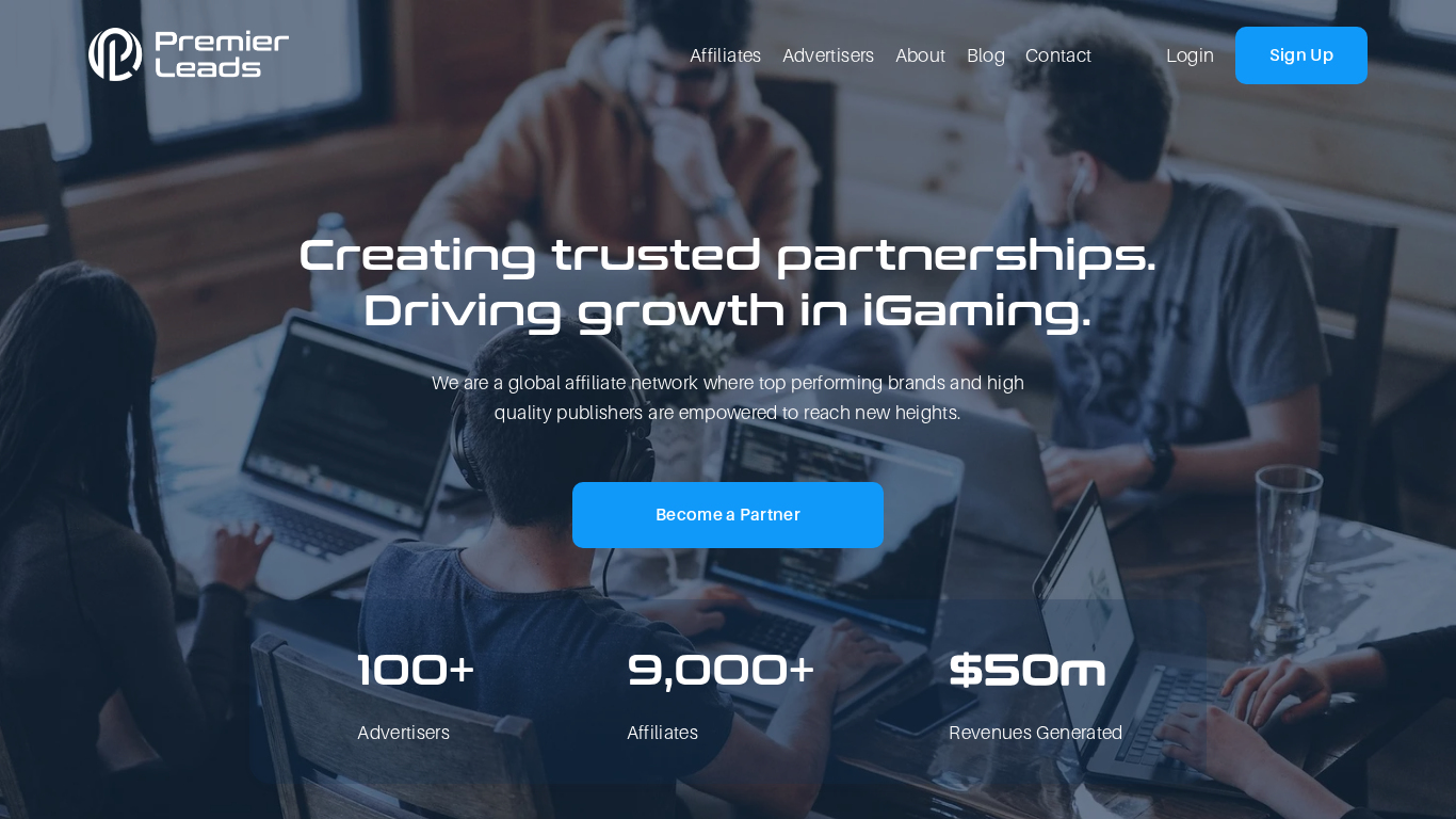 Premier Leads Partnerprogramm