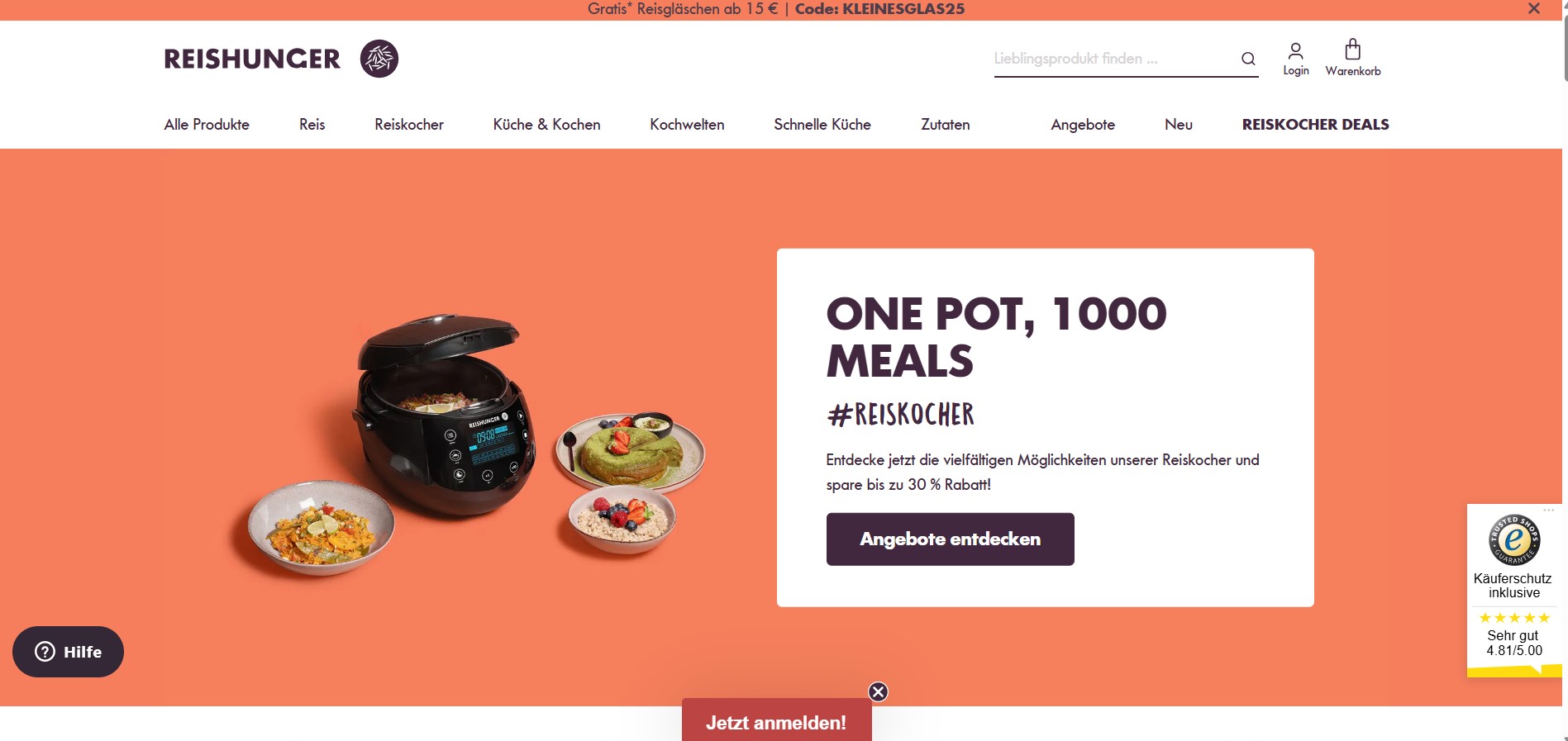 Reishunger Affiliate-Programm