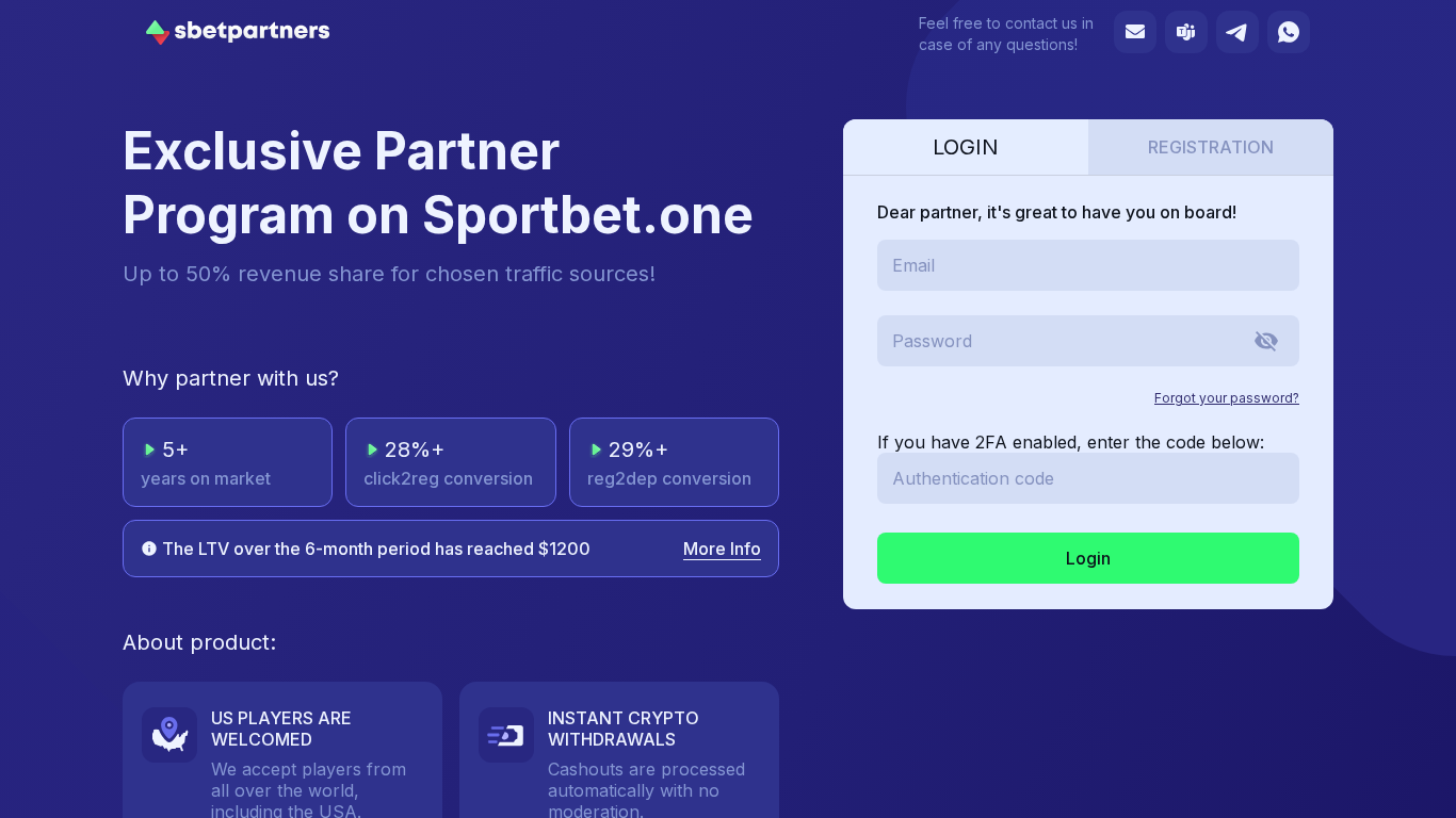 SBETPARTNERS Partnerprogramm
