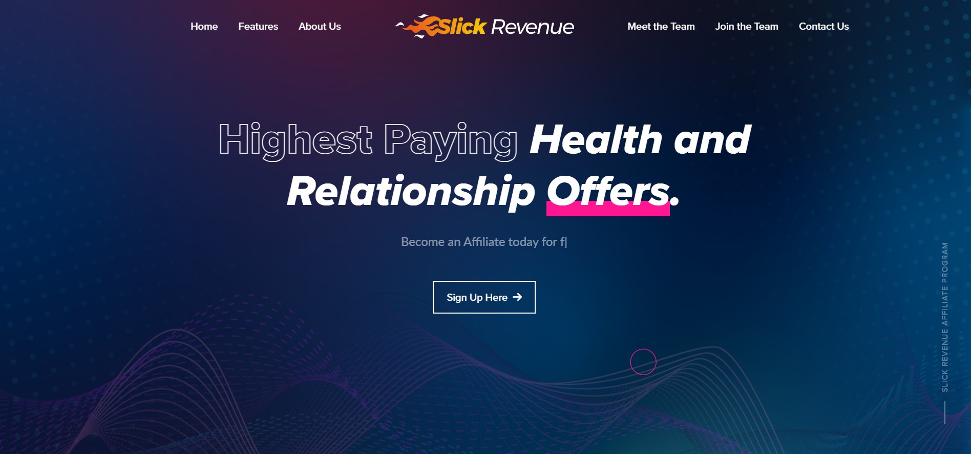Slick Revenue Affiliate-Programm