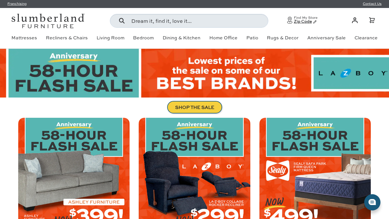 Slumberland Furniture Partnerprogramm
