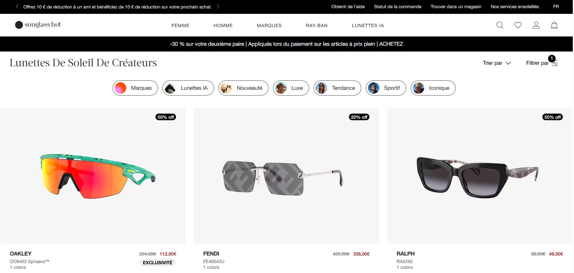 Sunglass Hut Affiliate-Programm