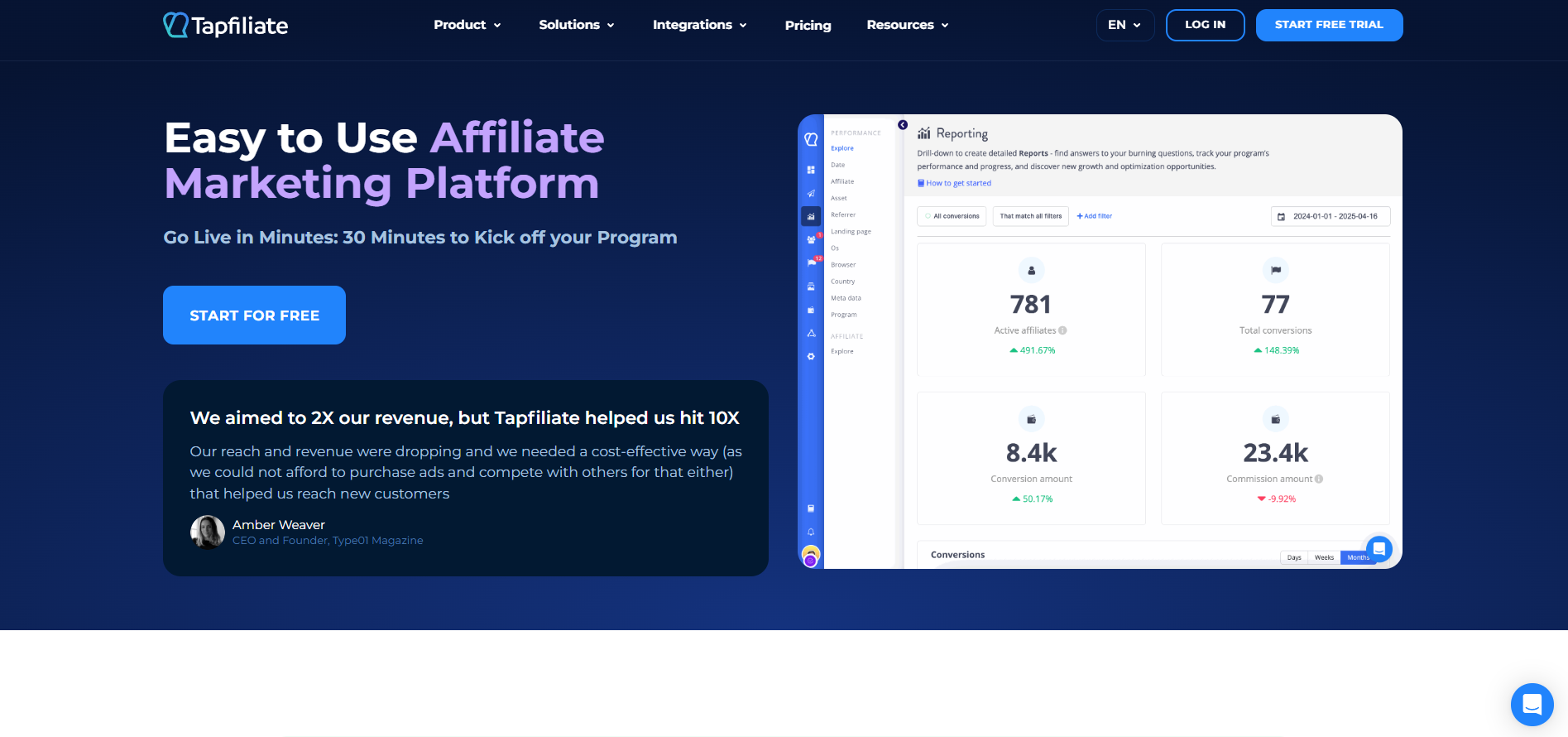 Tapfiliate Partnerprogramm