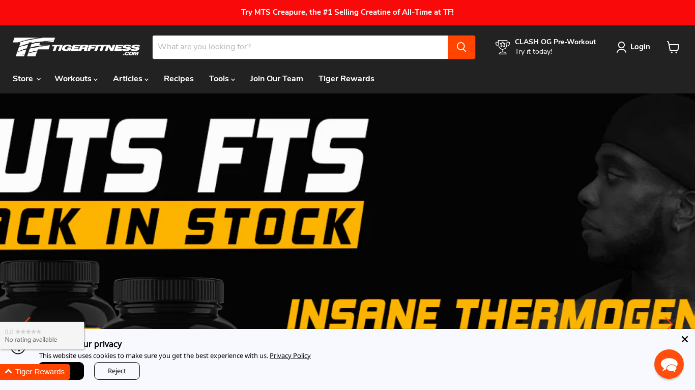 Tiger Fitness Affiliate-Programm