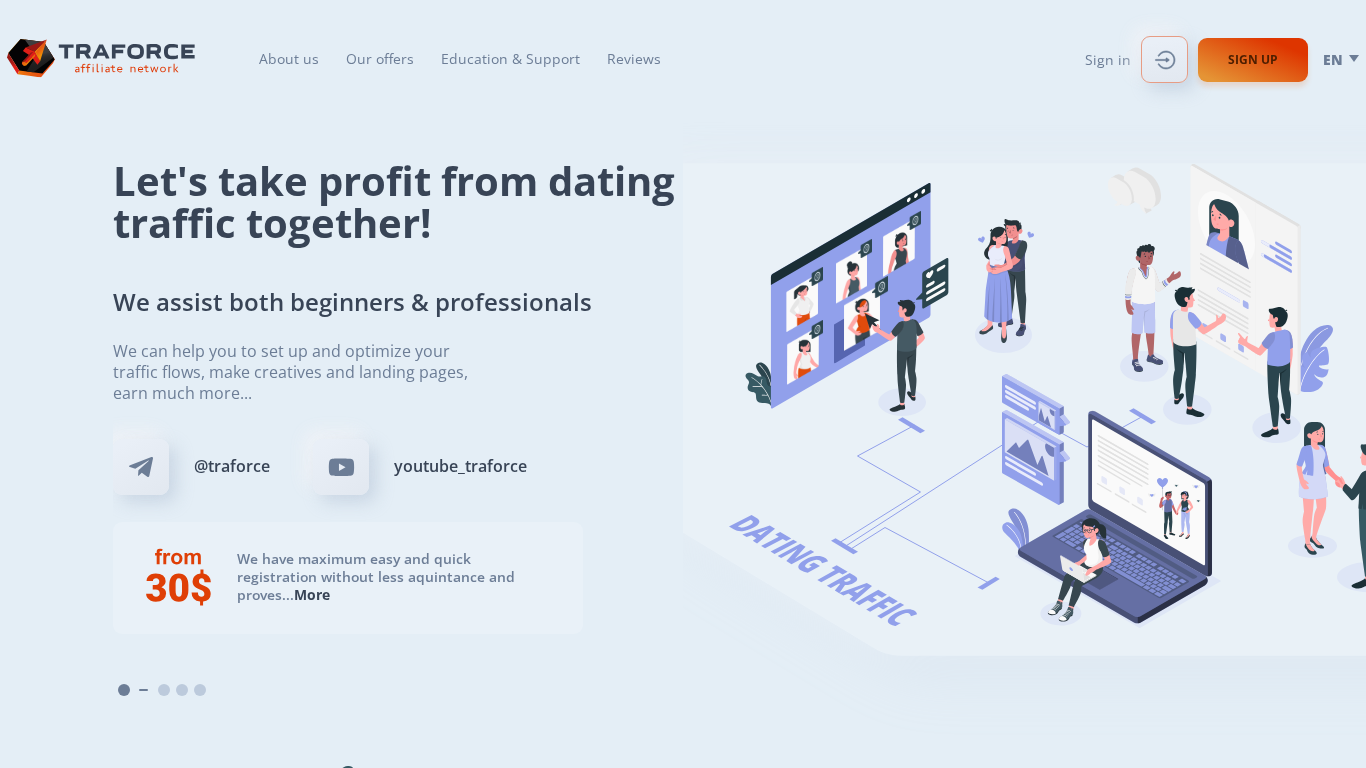 Traforce Affiliate-Programm