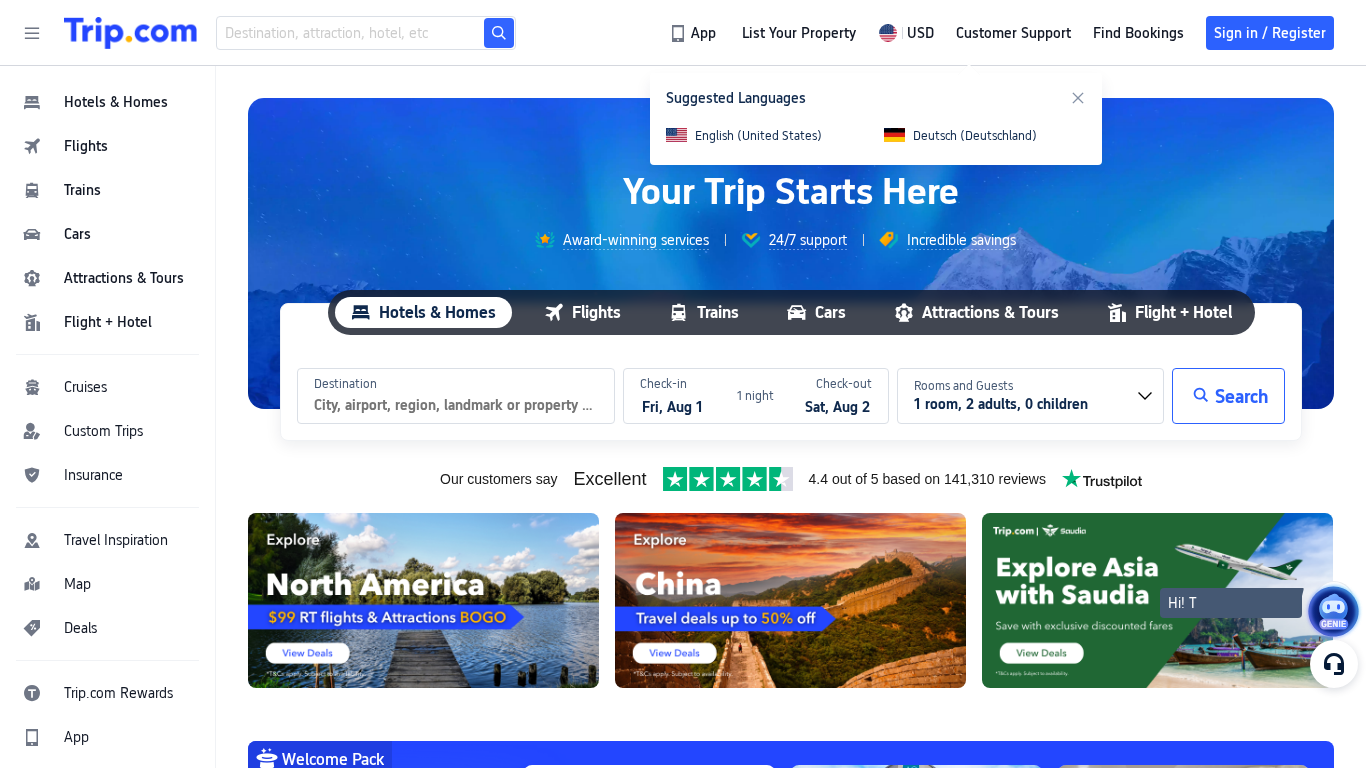 Trip.com Affiliate-Programm