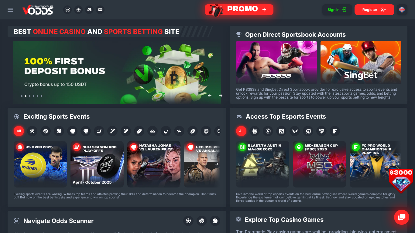 VOdds Affiliate-Programm
