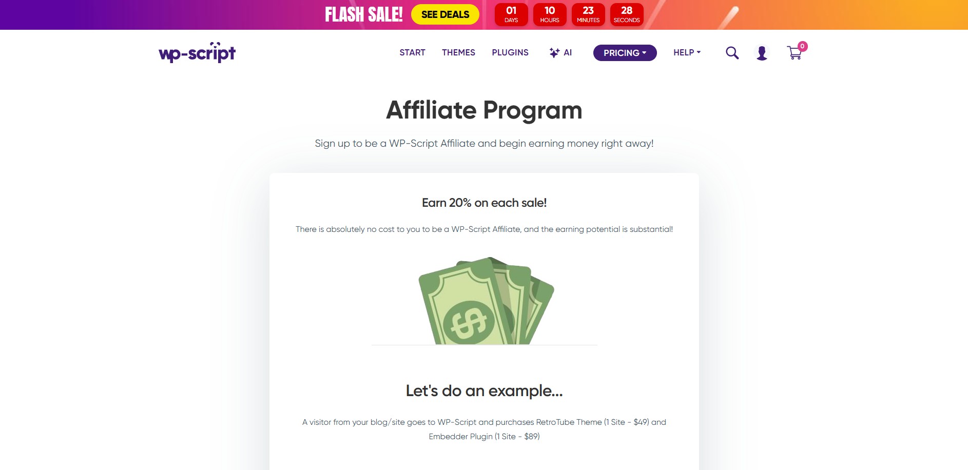 WP-Script Affiliate-Programm