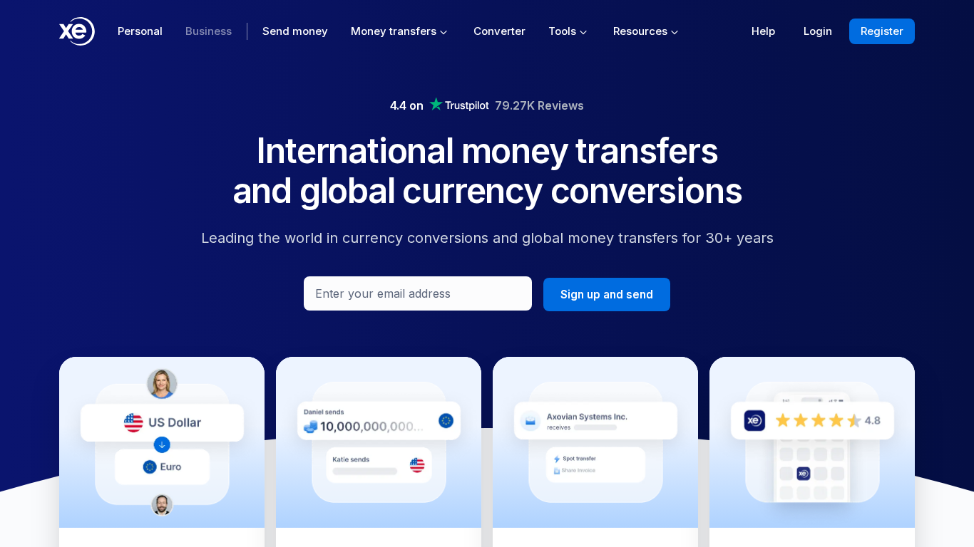 XE.com Affiliate-Programm