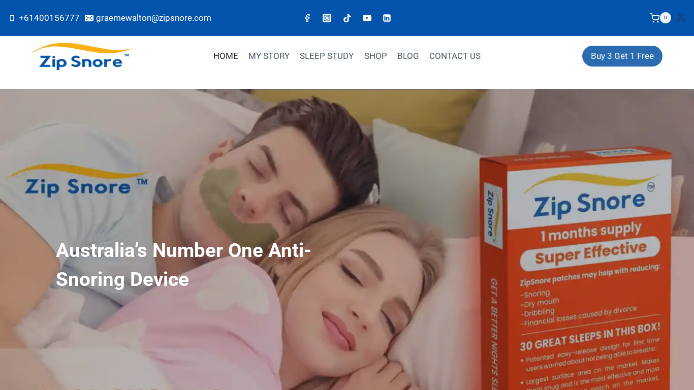 Zip Snore Affiliate-Programm