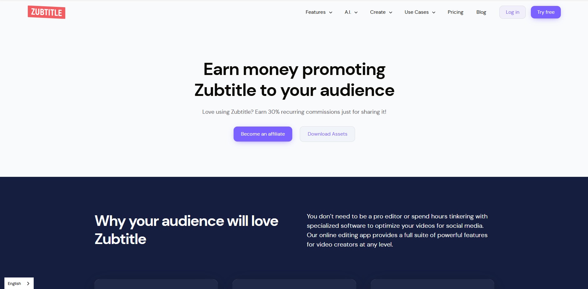 Zubtitle Affiliate-Programm