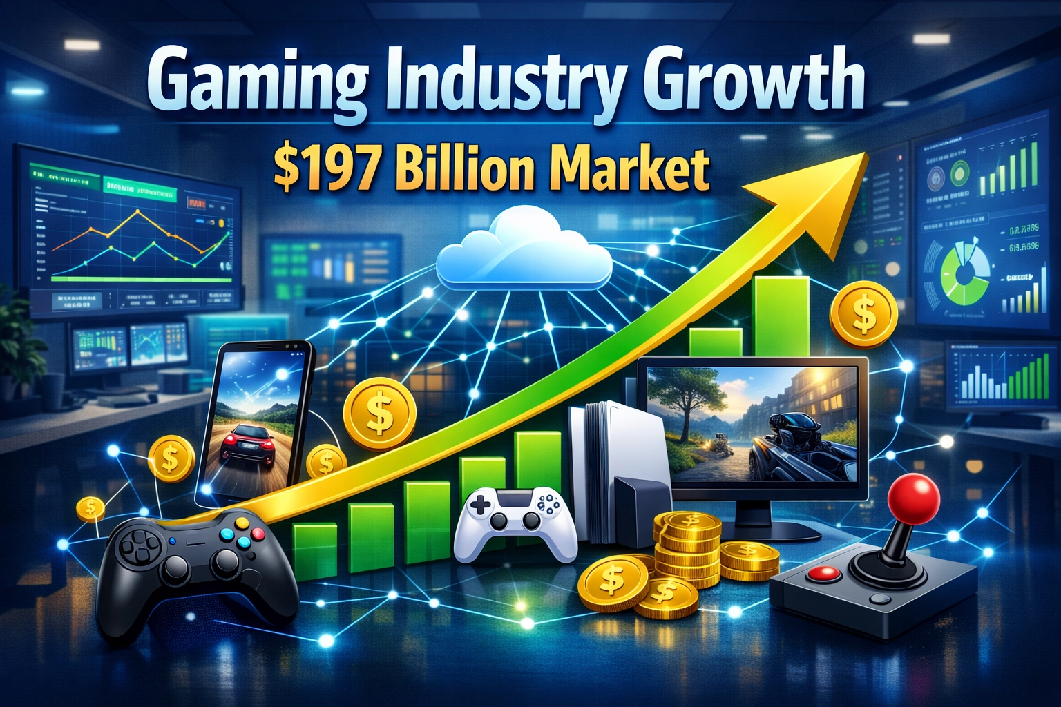 Gaming-Industrie für Affiliates: Chancen in einem 197-Milliarden-Dollar-Markt
