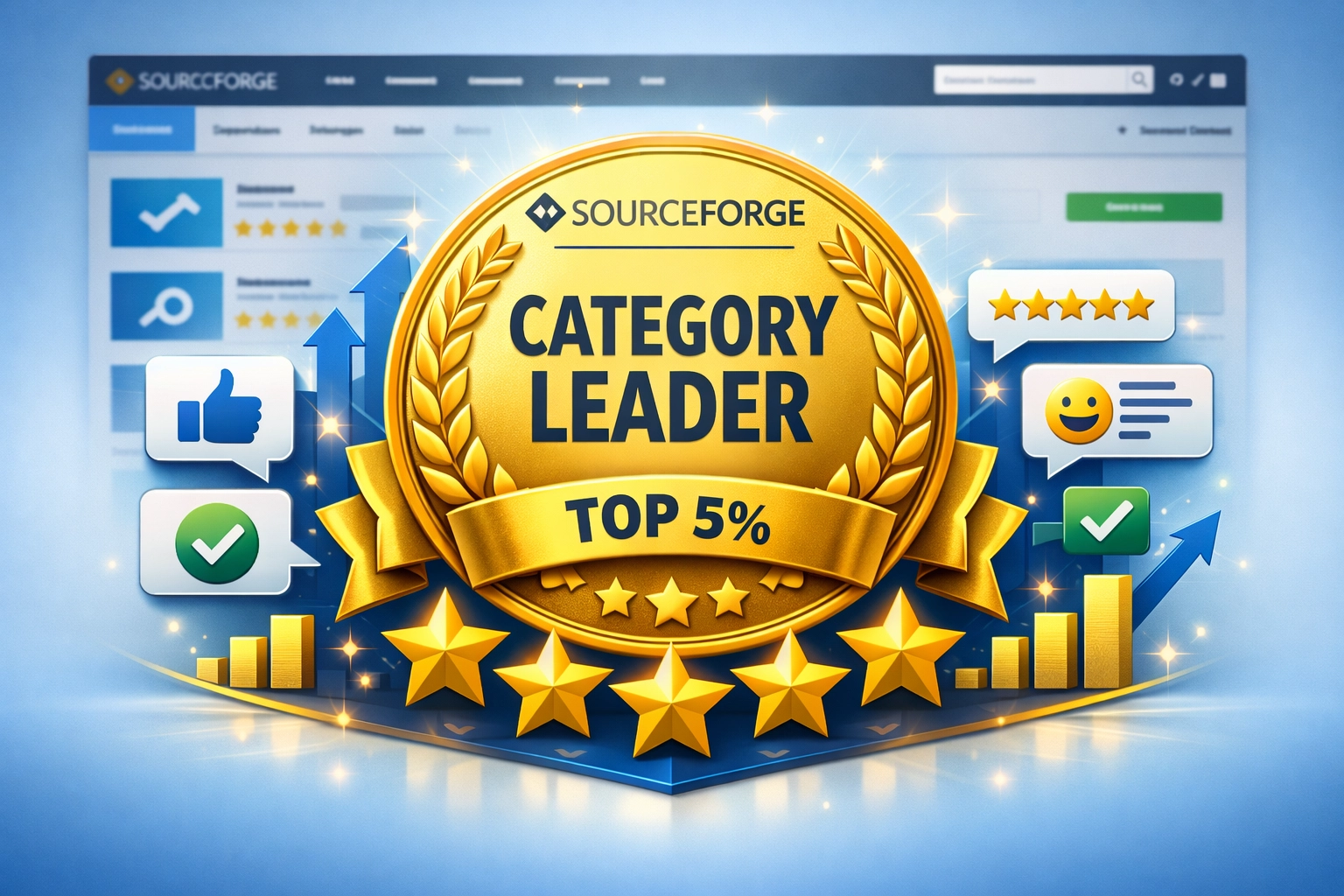 SourceForge Category Leader Award: Anerkennung für Exzellenz in Affiliate-Software