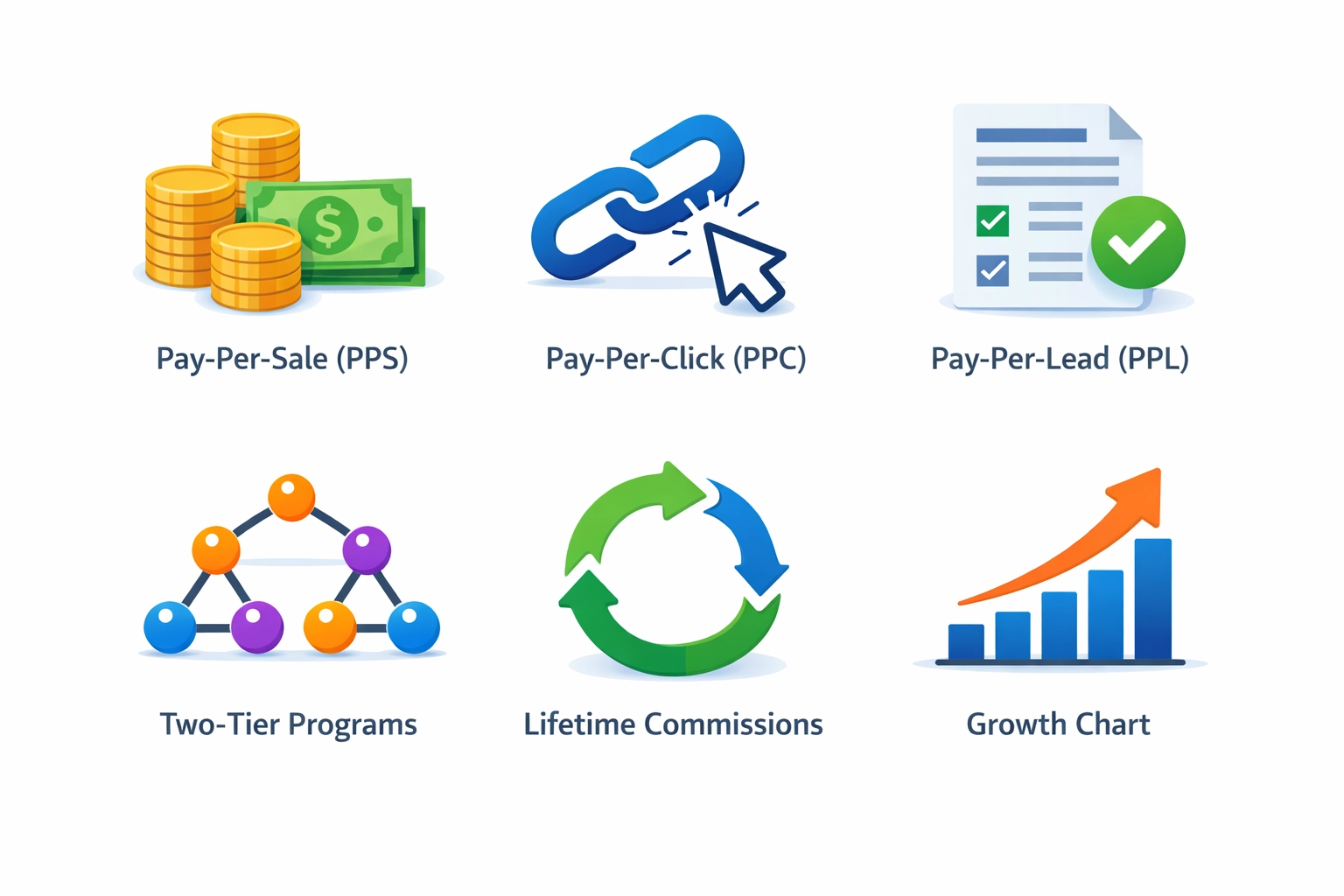 Affiliate-Zahlungsmodelle für Ihr Programm