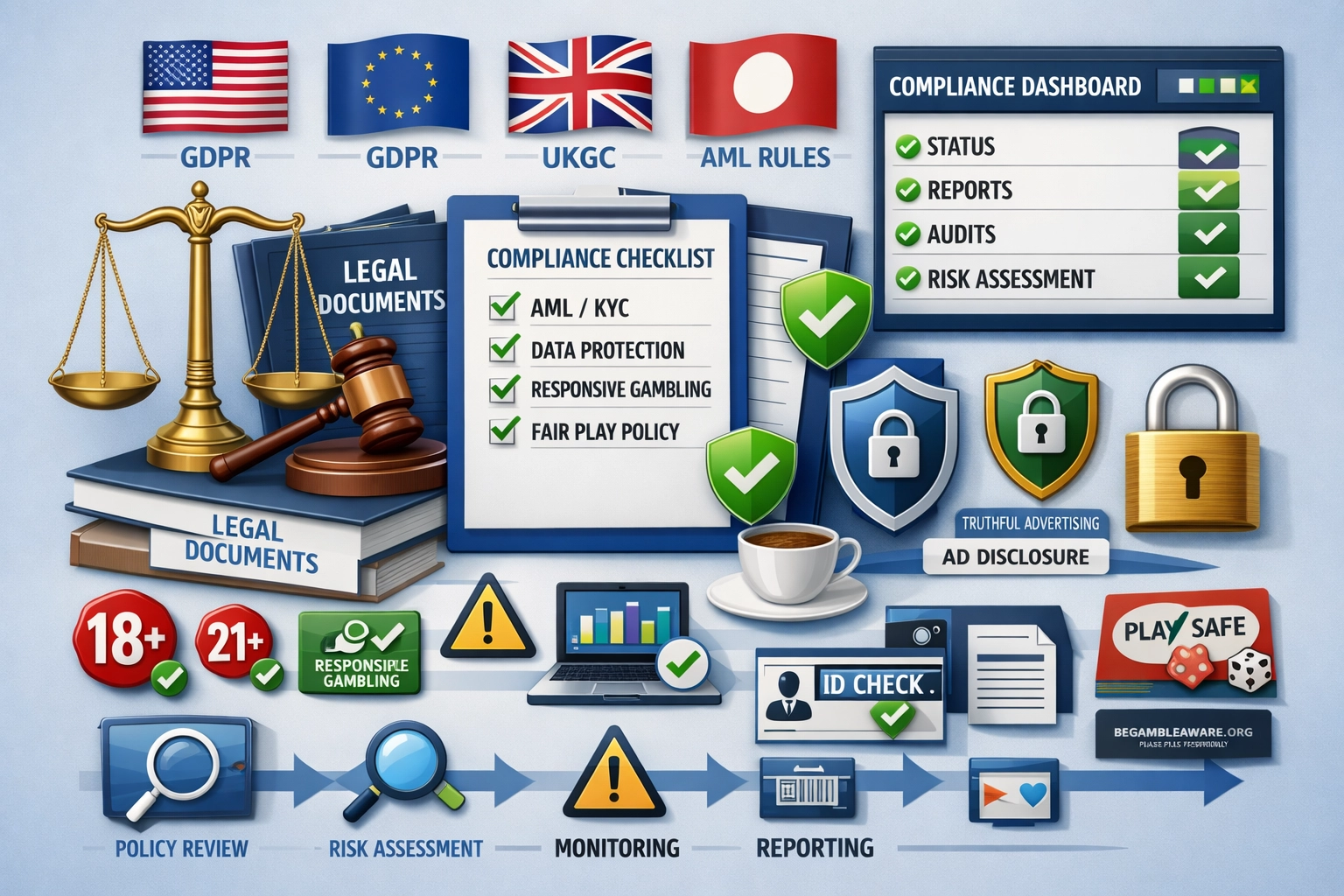 Compliance und Rechtsrahmen für Wett-Affiliates
