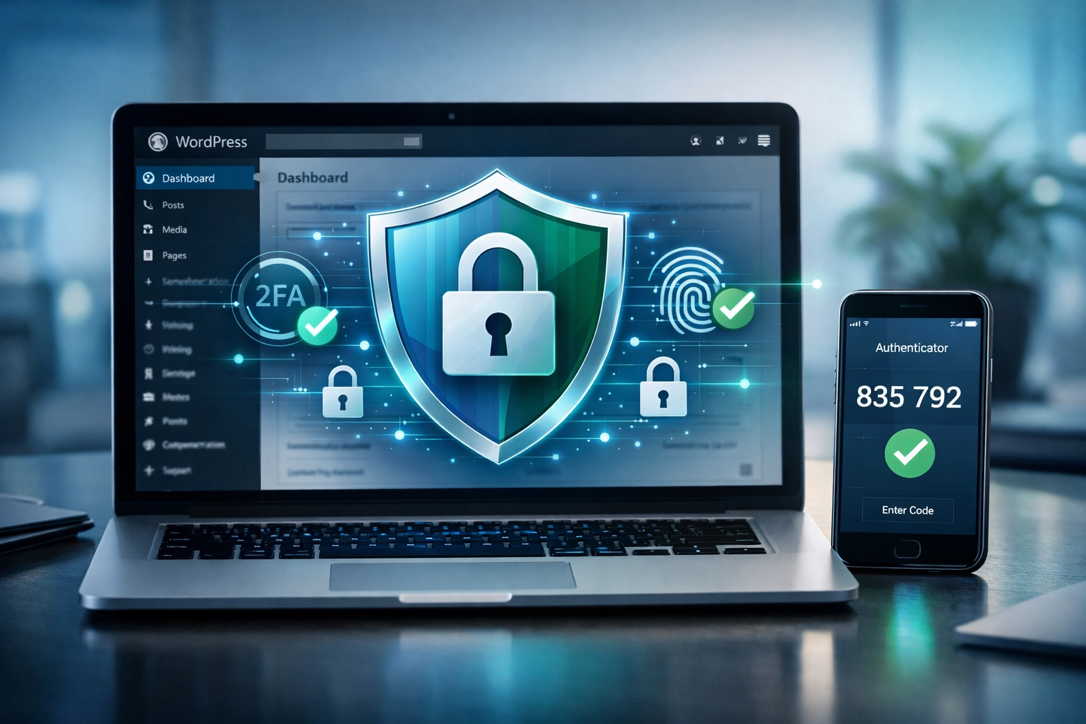 Sicheres WordPress-Login mit Zwei-Faktor-Authentifizierung und versteckter Login-URL