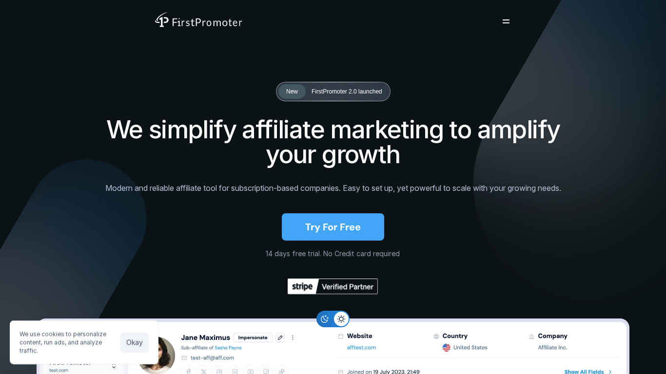 FirstPromoter affiliate management platform