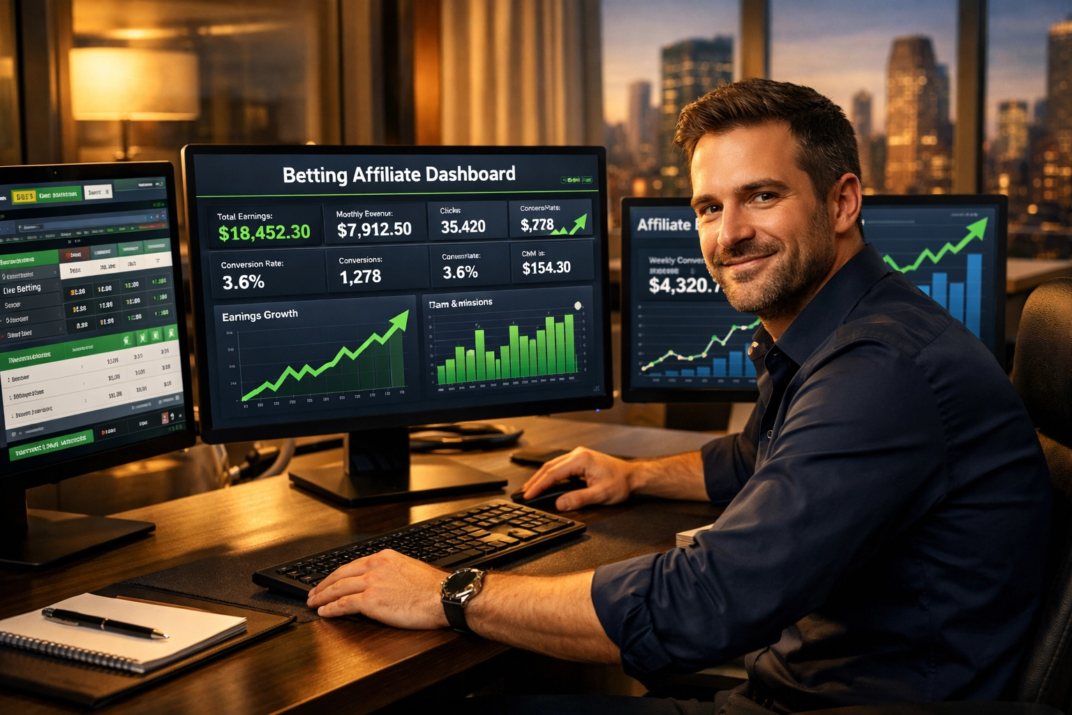 Fallstudie zu Einnahmen von Wett-Affiliates: Von 0 $ zu 10.000 $ monatlichem Umsatz