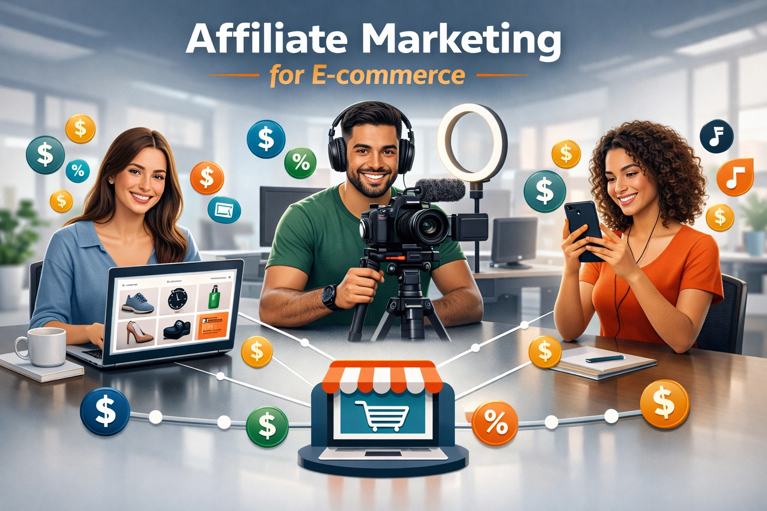 Wie Affiliate-Marketing Ihrem E-Commerce-Unternehmen helfen kann
