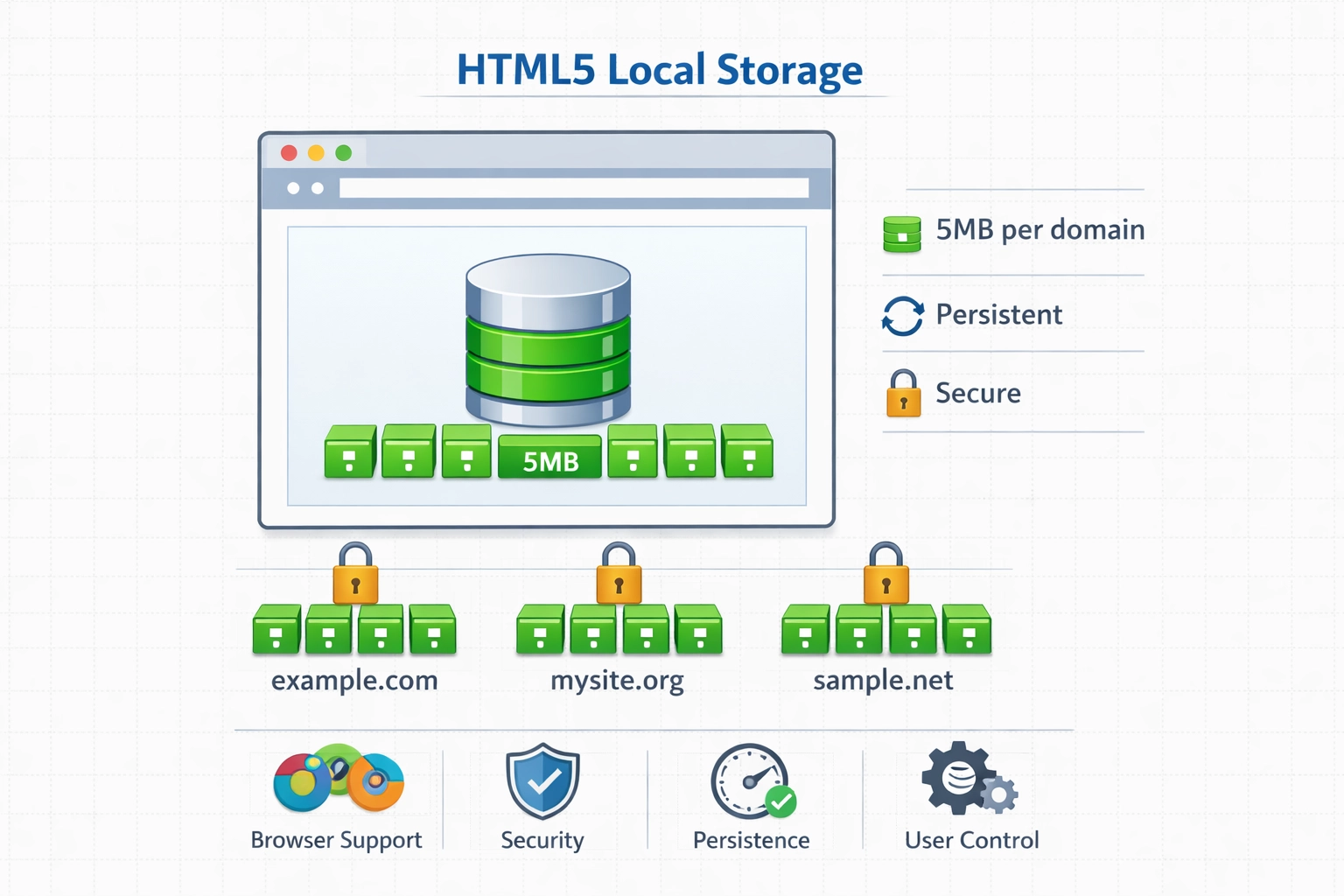 Fähigkeiten und Vorteile von HTML5 Local Storage