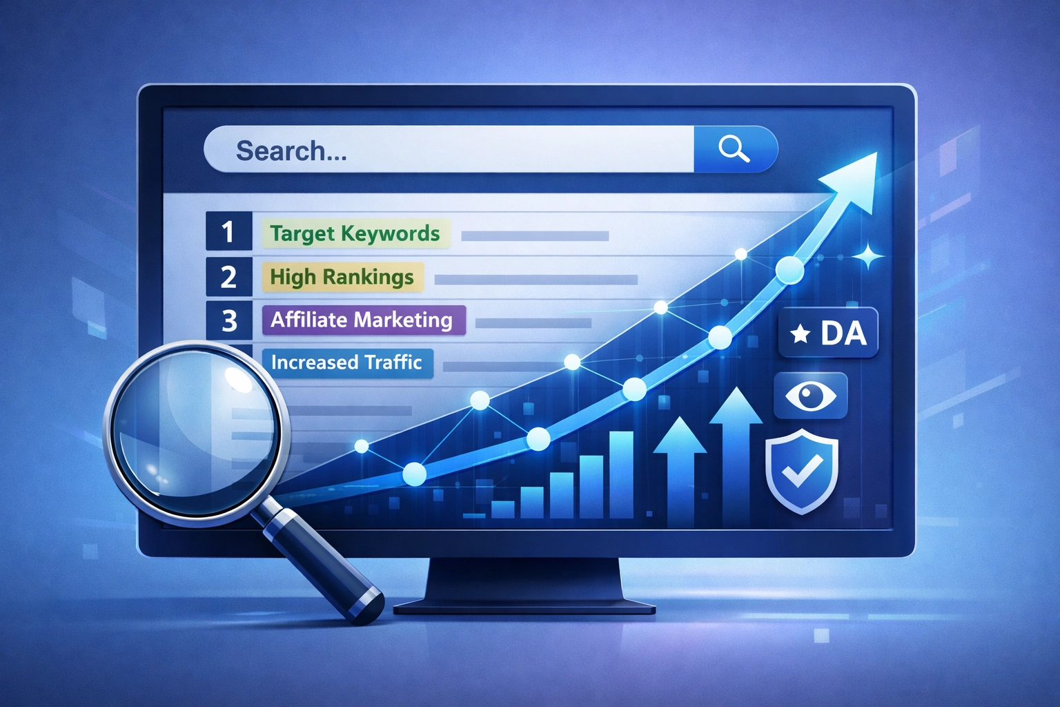 SEO-Wachstum und Visualisierung von Suchmaschinenoptimierung