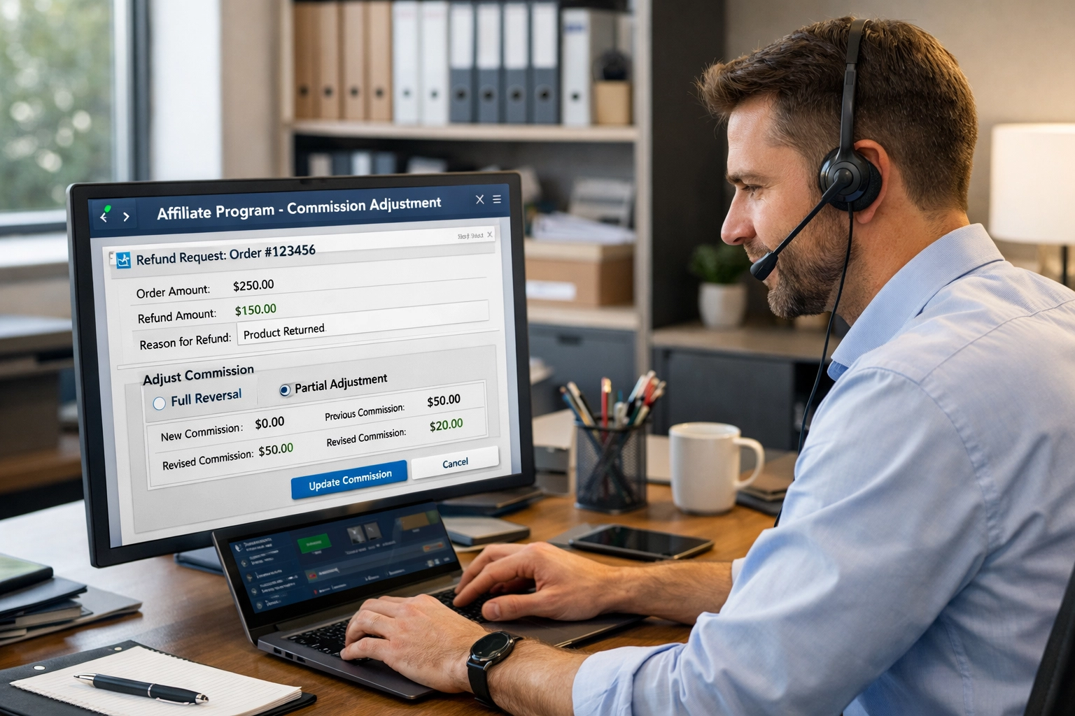 Rückerstattungsabwicklung in Affiliate-Software: Negative Provisionen vs. Provisionsablehnung