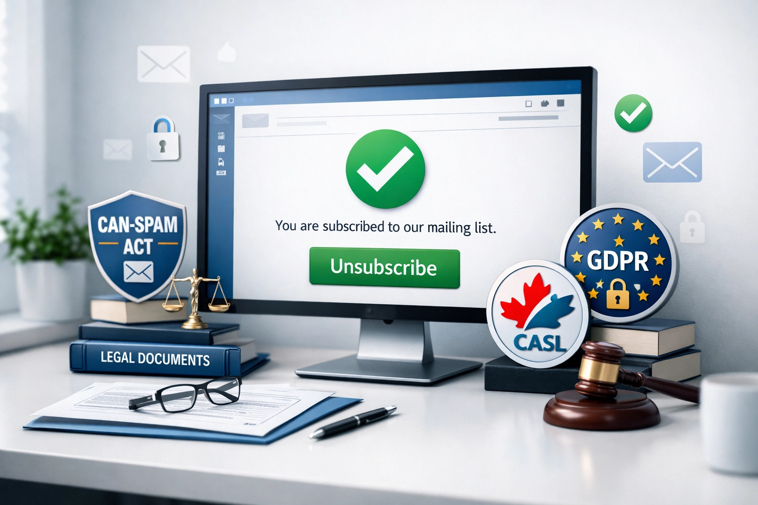 Visualisierung von E-Mail-Compliance und gesetzlichen Anforderungen