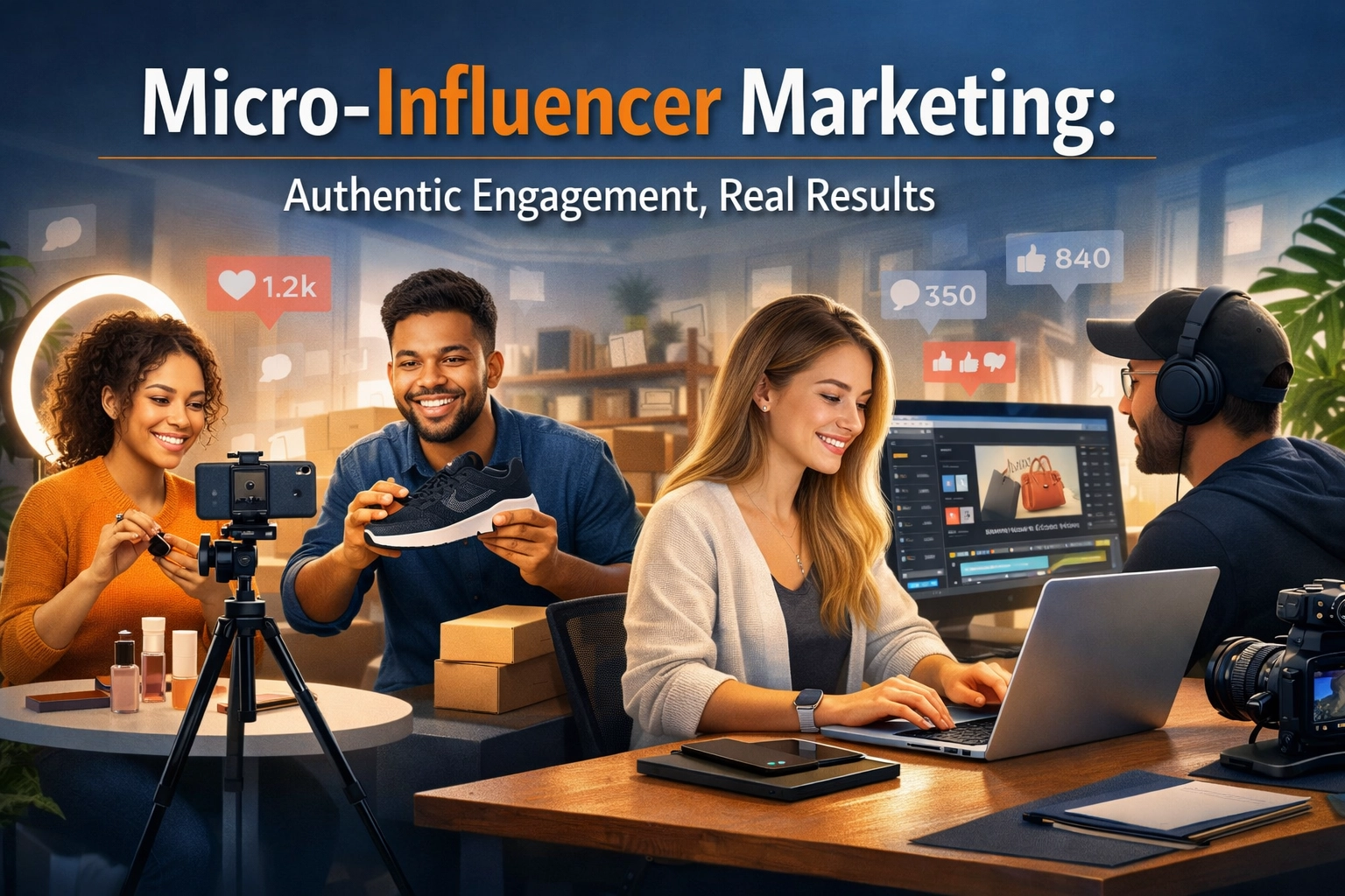 Vorteile der Zusammenarbeit mit Micro-Influencern gegenüber Prominenten