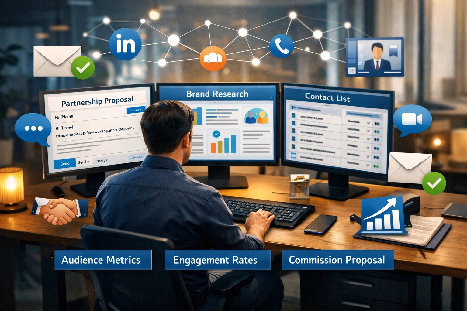 Professionelle Outreach- und Netzwerkstrategie für Affiliate-Partnerschaften