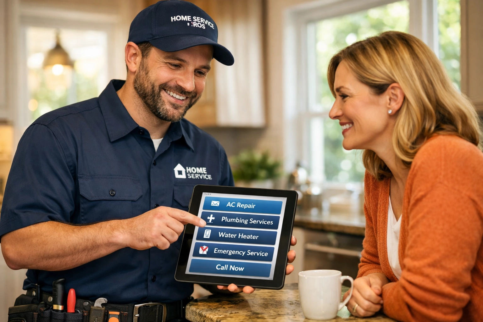 Fachkraft für Hausdienstleistungen im Kundengespräch – persönlicher Service als Erfolgsfaktor im Pay-per-Call-Modell