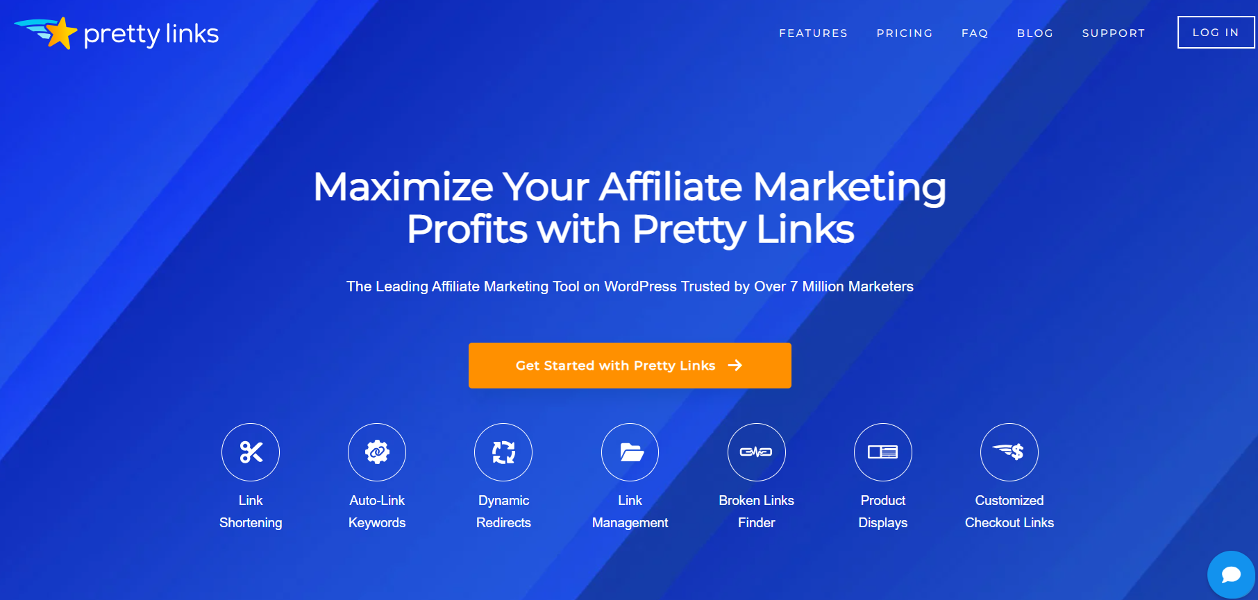 Pretty Links homepage