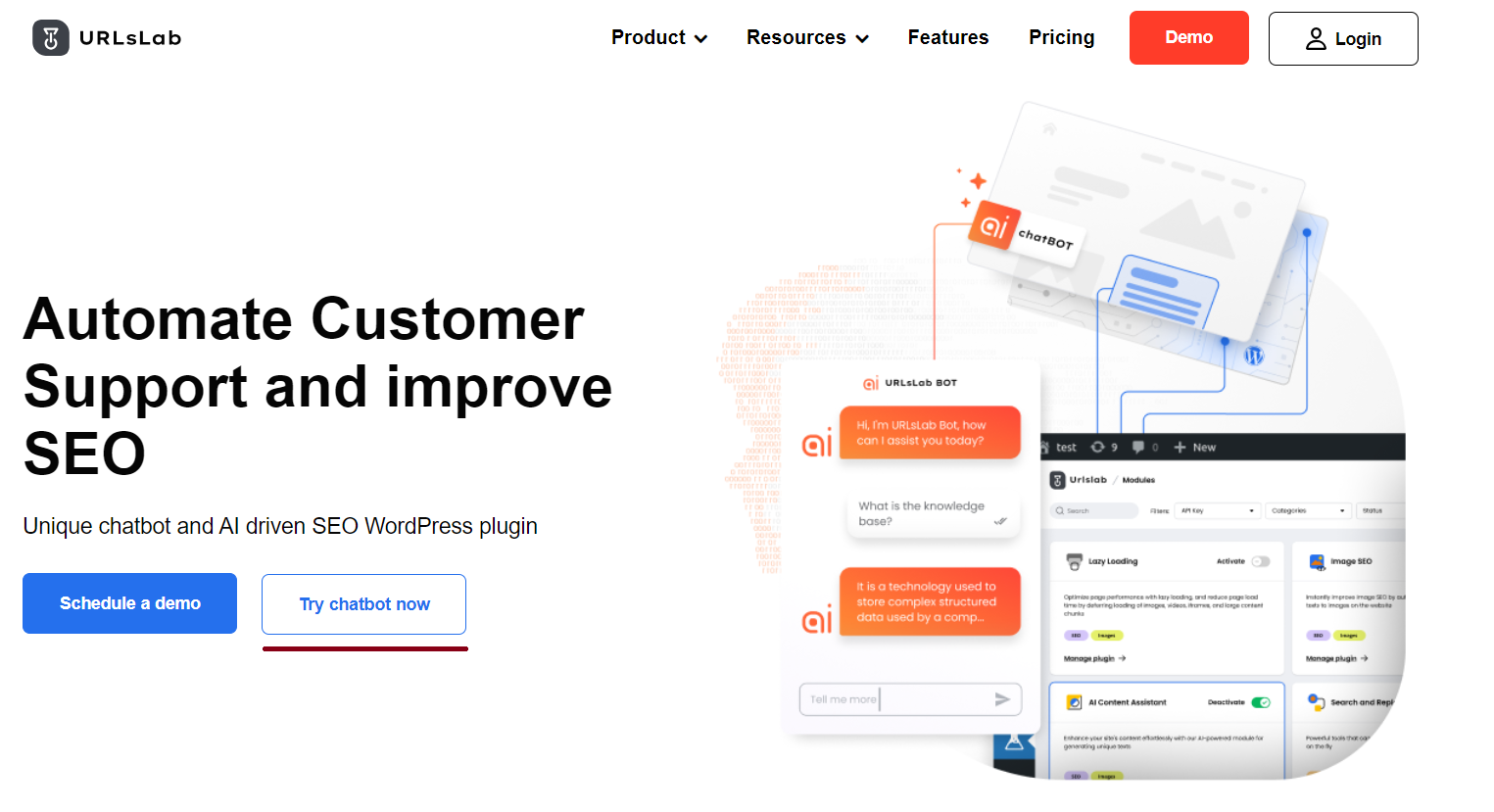 URLsLab-Website – Chatbot ausprobieren