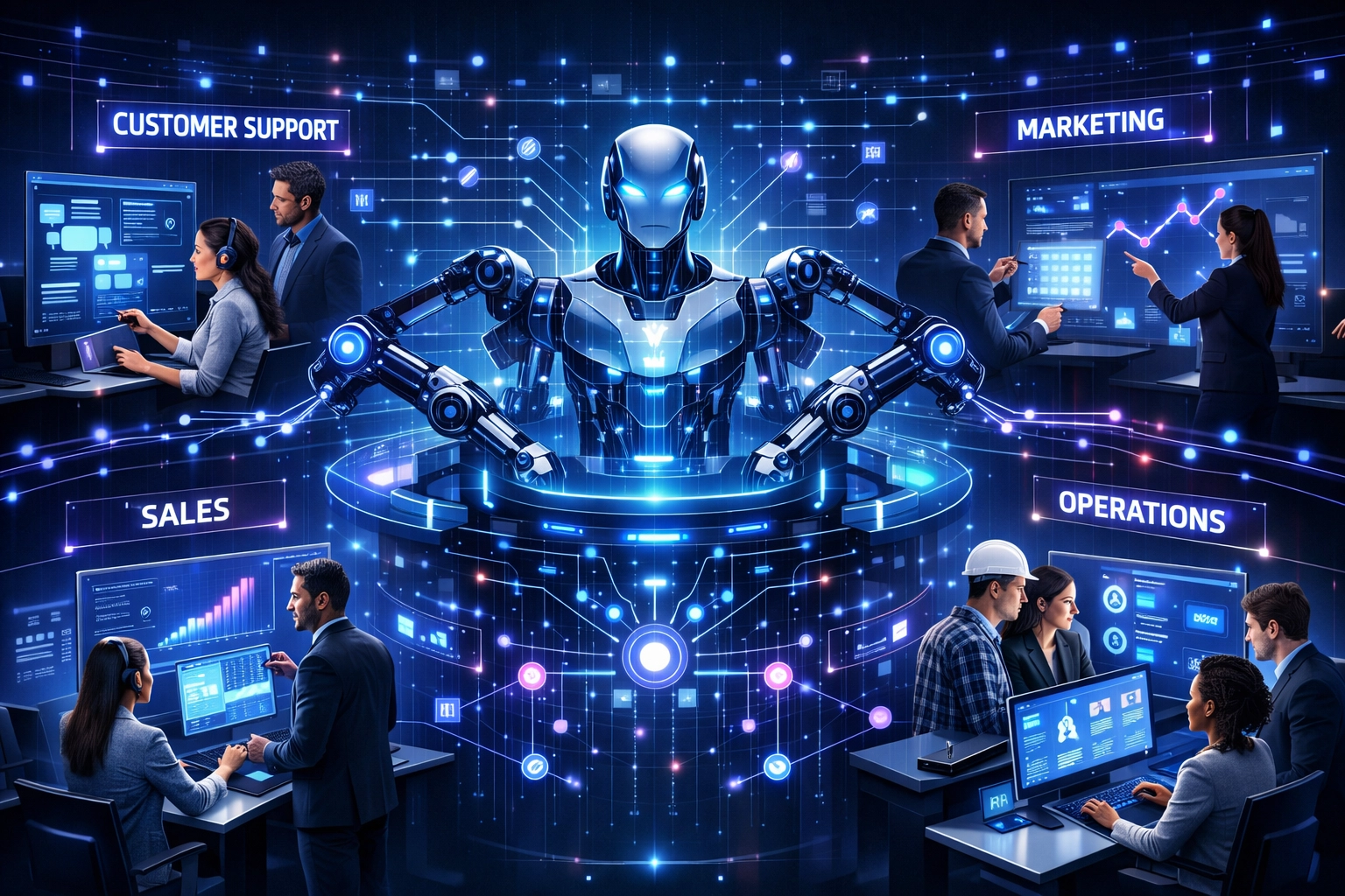 KI-Agenten orchestrieren Geschäftsprozesse über verschiedene Abteilungen hinweg