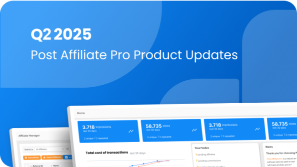 Post Affiliate Pro Produkt-Updates: Q2 2025