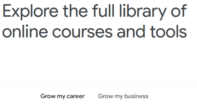 Google Grow kostenlose Marketingkurse